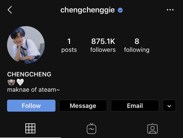 chengcheng instagram profile