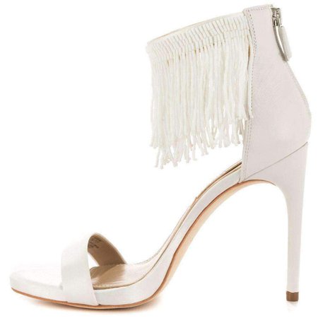High Heel Beaded Dress Sandals | BcbgMaxazria | runwaycatalog.com