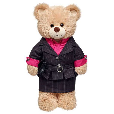 Teddy Bear in Pinstripe Suit