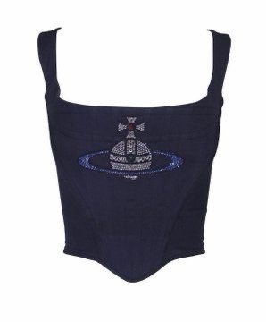 Vivienne Westwood navy corset