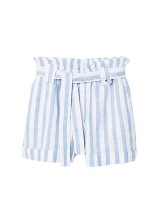 MANGO Linen printed shorts