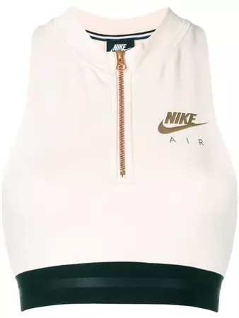Nike cropped zip front tank top $37 - Shop AW18 Online - Fast Delivery, Price