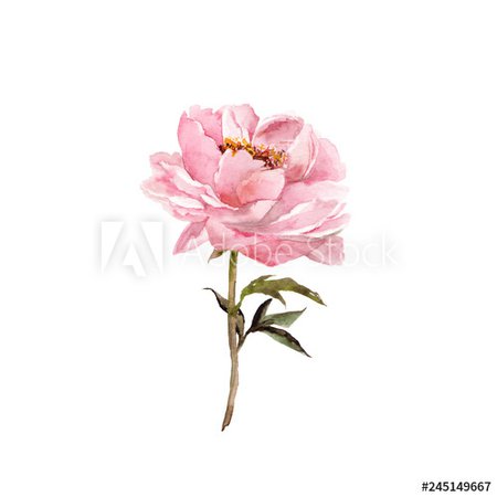 pink flower artificial single - Google Search