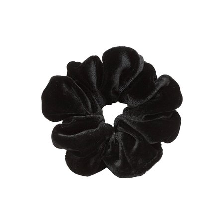 Velvet Scrunchie in Black Velvet | Emi Jay