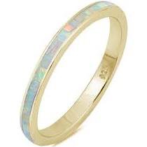 blue opal band ring - Google Search