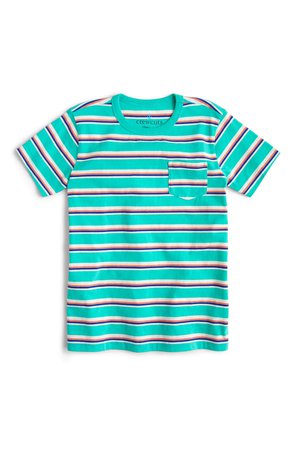 crewcuts by J.Crew Stripe Pocket T-Shirt (Toddler Boys, Little Boys & Big Boys) | Nordstrom