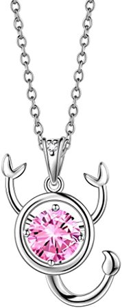 Amazon.com: beautlace Cancer Necklace Silver Horoscope Zodiac Sign 12 Constellation Astrology Pendant July Birthstone Necklace Jewelry Gift for Women and Girls KP0175X-R: Jewelry