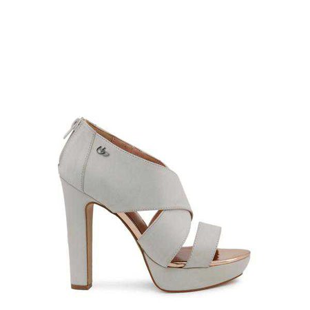 Sandals | Shop Women's Blu Byblos Sand Leather Sandals at Fashiontage | THIN_682366_LATTE-White-35