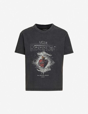 THE KOOPLES - Logo-print cotton-jersey T-shirt | Selfridges.com