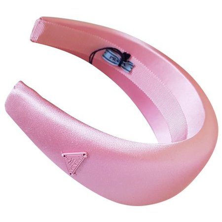 Silk hair accessory Prada Pink in Silk - 14074627