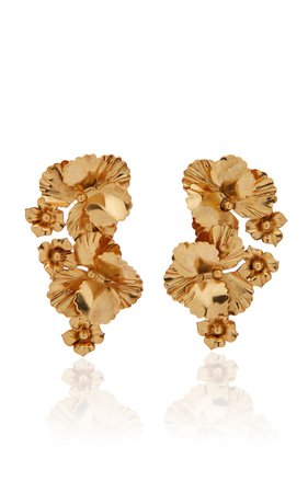 Sariyah Gold-Plated Earrings By Jennifer Behr | Moda Operandi