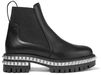 By The River 50mm Studded Leather Chelsea Boots - Black
