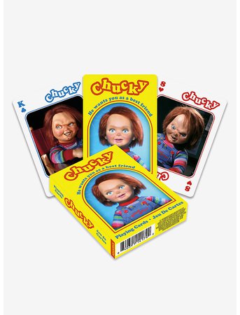 *clipped by @luci-her* Child's Play Chucky Playing Cards