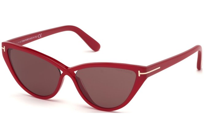 Buy Tom Ford Charlie-02 FT0740 C56 75Y (shiny fuxia / violet) Sunglasses | Blickers