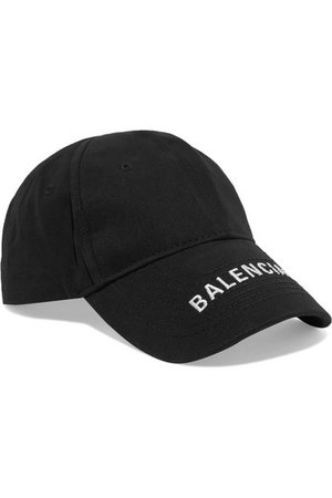 Balenciaga | Embroidered cotton-twill baseball cap | NET-A-PORTER.COM