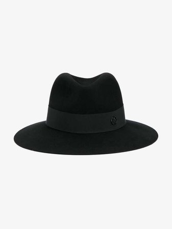Maison Michel Black Felt Henrietta Fedora Hat | Hats | Browns