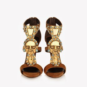 brown gold giuseppe zanotti shoes