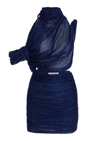 large_laquan-smith-blue-asymmetrical-mockneck-mini-dress.jpg (800×1282)