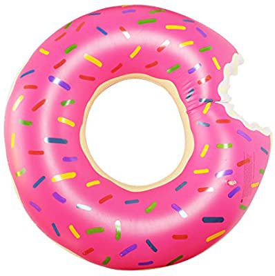 Amazon.com: TORQPRO Donut Pool Floats Inflatable Adult Donut Raft Rings Swim Pool Party for 45.2 inch: Sports & Outdoors