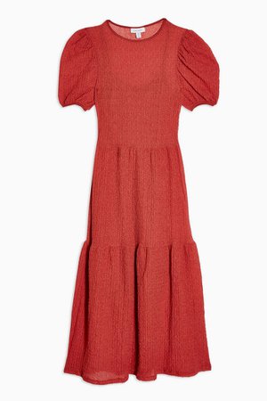 Textured Lace Midi Dress | Topshop