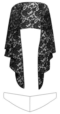 lace shawl black - Google Search
