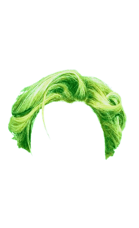 Neon Green Slicked Back Hair (Dei5 edit)