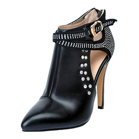 Amazon.com | azmodo Women Sexy High Stiletto Heel Rhinestone Boots Pumps Evening Shoes | Pumps