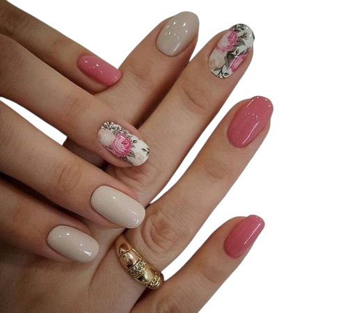 pink & cream nail polish