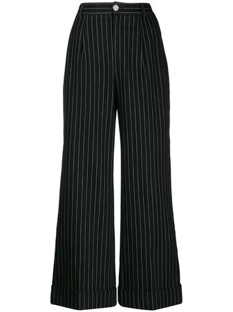 Chanel Pre-Owned 2010 Pinstriped Trousers | Farfetch.com
