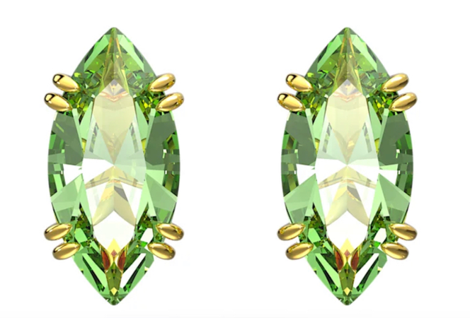 Swarovski earrings green