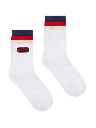 Gucci Logo Socks ($154)