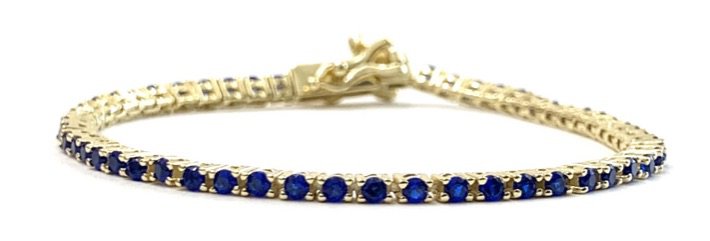 sapphire tennis bracelet