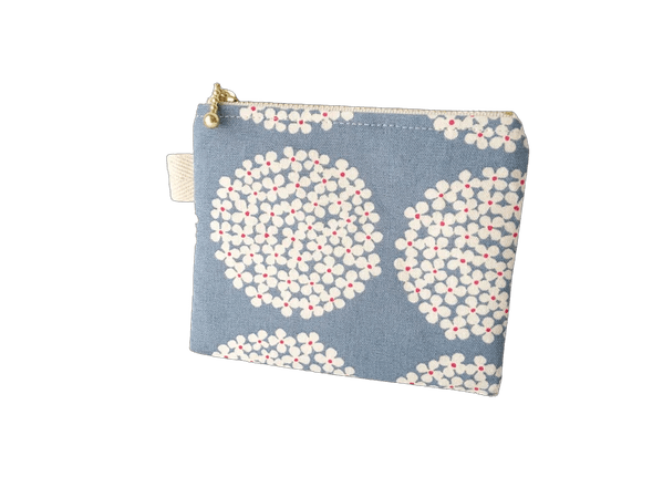 Mini Zipper Pouch with cute Japanese fabric / coin purse / makeup pouch / Floral Patterns / Spring Florals