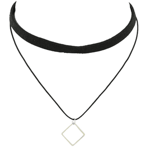 Hot Sale Black Peach Skin Chain Choker Necklace for $5.00 available on URSTYLE.com