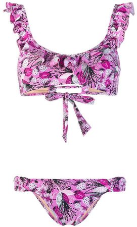 Emmanuela Swimwear Lisa floral print ruffled bikini