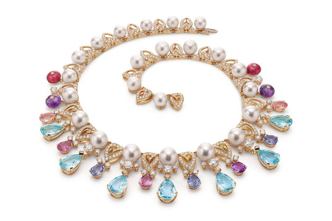 Bvlgari, Pastel chorus pearl necklace