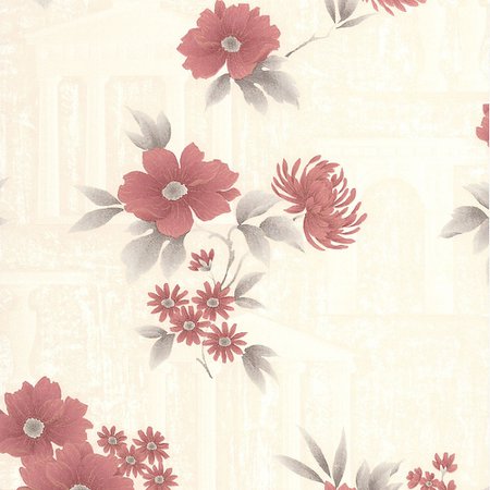 Graham & Brown Rome Red/Grey/Beige Wallpaper | The Home Depot Canada