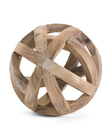 Wooden Orb - Home Accents - T.J.Maxx