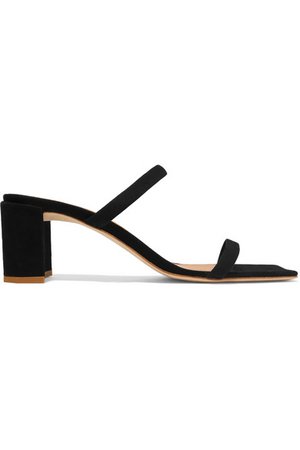 BY FAR | Tanya suede mules | NET-A-PORTER.COM