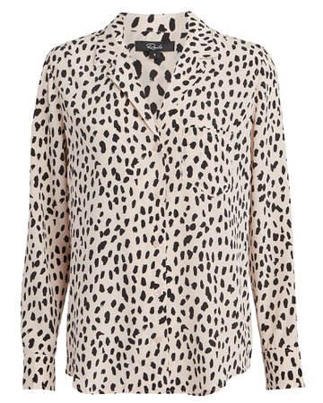 Rebel Cheetah-Printed Silk Shirt