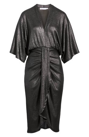 All in Favor Sparkle Kimono Sleeve Dress | Nordstrom