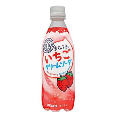 soda cream strawberry
