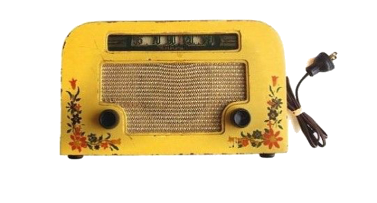 yellow radio