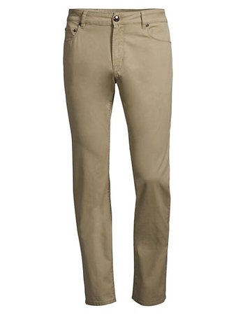 PT01 Slim-Fit Cotton Pants | SaksFifthAvenue