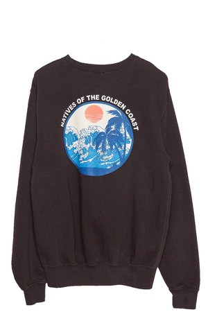 "natives of the golden coast" sweatshirt