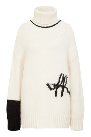 Шерстяной свитер Off-white | Офф Вайт купить в интернет-магазине Aizel.ru