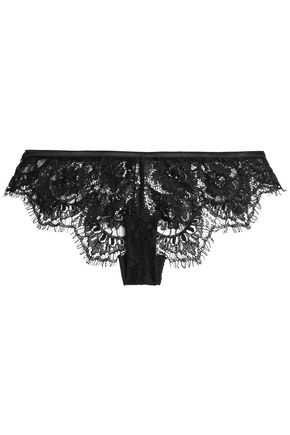 Cotton-blend corded lace low-rise briefs | LOVE STORIES | Sale up to 70% off | THE OUTNET