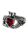 Claddagh by Night Gothic Bracelet | Gothic Love Token