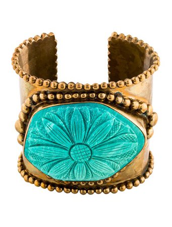 Stephen Dweck Turquoise Cuff - Bracelets - STD23790 | The RealReal