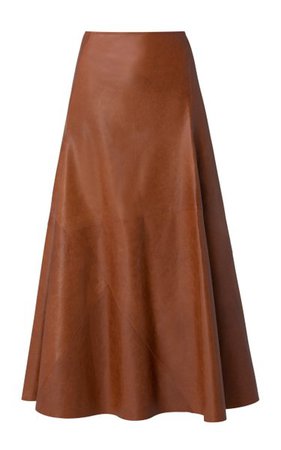 Flared Leather Skirt By Akris | Moda Operandi